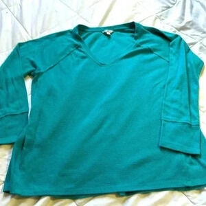 WildFox blue pullover v neck shirt size XL